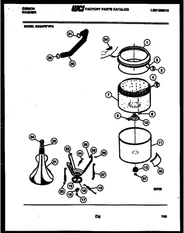 Tub and water inlet
