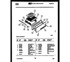 Gibson CGC1M2WSTD broiler drawer parts diagram