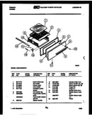 Broiler drawer parts