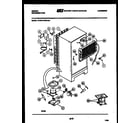 Gibson RD17F3WU3A system and automatic defrost parts diagram