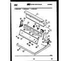 Gibson DE27A7WVFA console and control parts diagram