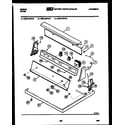 Gibson DE27T3WVFA console and control parts diagram