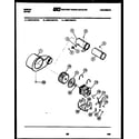 Gibson DE27T3WVFA motor and blower parts diagram