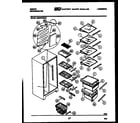 Gibson RS22F9WS1B shelves and supports diagram