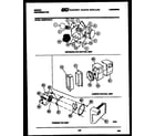 Gibson RS22F9WS1B refrigerator control assembly, damper control assembly and f diagram