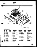 Broiler drawer parts