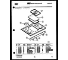 Gibson CGD2M5WSTB cooktop parts diagram
