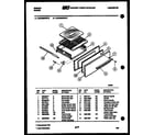 Gibson CGD2M5WSTB broiler drawer parts diagram