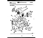Gibson AG25E5RVA electrical and air handling parts diagram