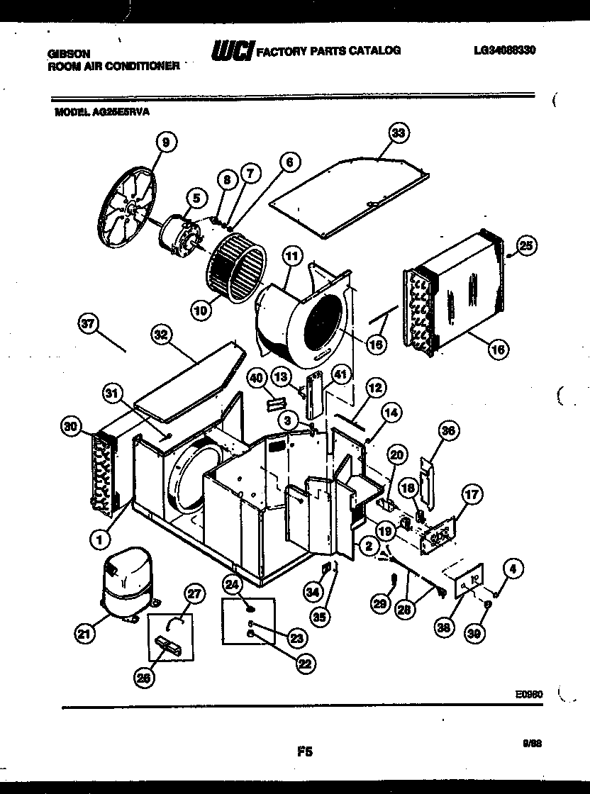 Electrical and air handling parts