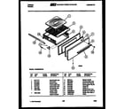 Gibson CGB1M3WSTB broiler drawer parts diagram