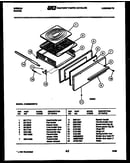 Broiler drawer parts