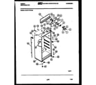 Gibson RT17F7WV3A cabinet parts diagram