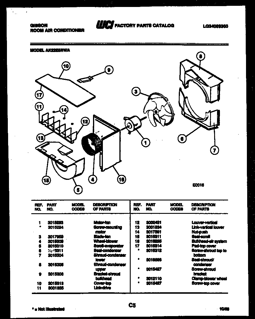 Air handling parts