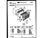 Gibson AM11C4EWA cabinet parts diagram