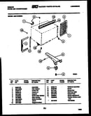 Cabinet and installation parts