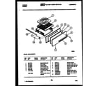 Gibson CGB1M2WSTC broiler drawer parts diagram