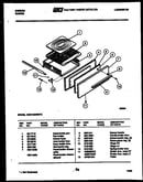 Broiler drawer parts