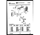 Gibson AM09C6EVA1 cabinet and installation parts diagram