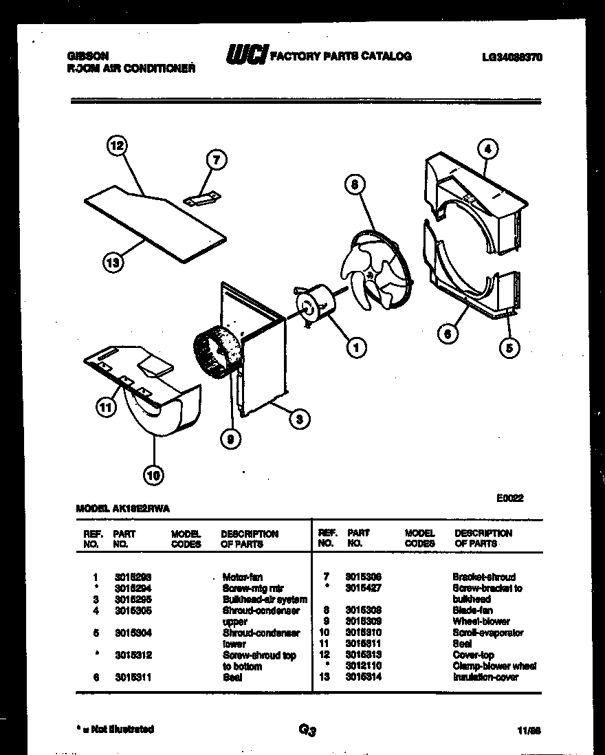 Air handling parts