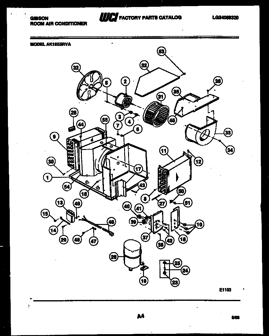 Electrical and air handling parts