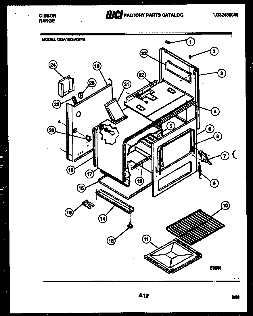 Oven body