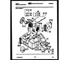 Gibson AG28E5RVA electrical and air handling parts diagram