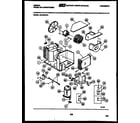Gibson AK13C5RVA electrical and air handling parts diagram