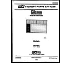 Gibson AM12C5EVA cover page diagram