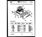 Gibson CGC4C5WSTD broiler drawer parts diagram