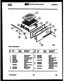Broiler drawer parts