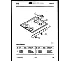 Gibson CGC2M4WSTB cooktop parts diagram