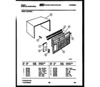 Gibson AL06A5EWA cabinet parts diagram