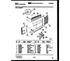 Gibson AL06A5EWA cabinet and installation parts diagram