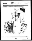 Cabinet and control parts