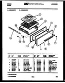 Broiler drawer parts