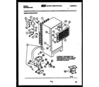 Gibson RD19F8WT3C system and automatic defrost parts diagram