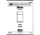 Gibson RD11F2WVJA cover page diagram
