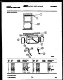 Cabinet and installation parts