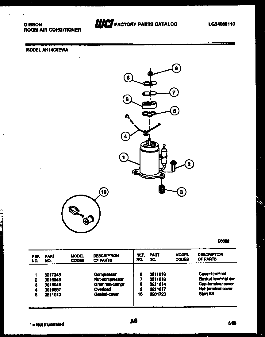 Compressor parts