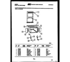 Gibson AK27E6RWG cabinet and installation parts diagram