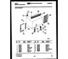 Gibson AM09C5EWB cabinet and installation parts diagram