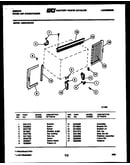 Cabinet and installation parts