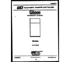 Gibson RT17F7WP3B cover page diagram