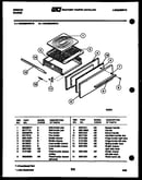 Broiler drawer parts