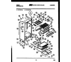 Gibson RT21F6WV3B cabinet parts diagram