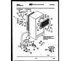 Gibson RT21F6WV3A system and automatic defrost parts diagram