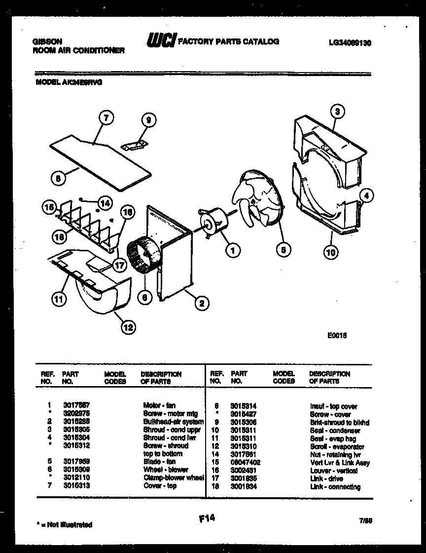 Air handling parts