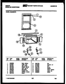 Cabinet and installation parts