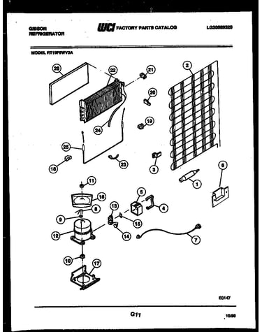 System and automatic defrost parts